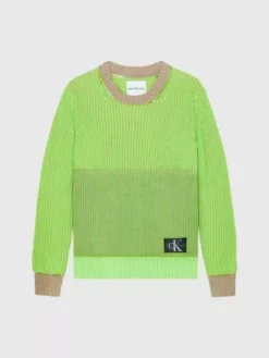 Calvin Klein Pull Color-block 11 Calvin Klein Pull Color-block -Pas Cher Calvin Klein Magasin IB0IB01872 PED alternate4