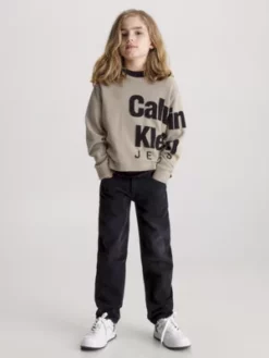 Calvin Klein Pull Relaxed Avec Logo -Pas Cher Calvin Klein Magasin IB0IB01874 PED alternate3