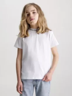 Calvin Klein Lot De 2 T-shirts Avec Logo -Pas Cher Calvin Klein Magasin IB0IB01887 0K8 alternate1