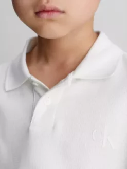 Calvin Klein Polo Relaxed à Manches Longues -Pas Cher Calvin Klein Magasin IB0IB01906 YBI alternate2