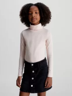 Calvin Klein Haut Slim à Col Roulé