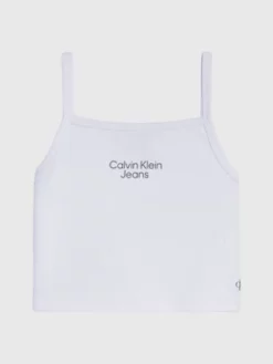 Calvin Klein Débardeur Slim En Milano -Pas Cher Calvin Klein Magasin IG0IG01467 YAF alternate4