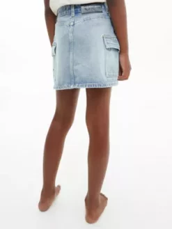 Calvin Klein Jupe En Jean 8 Calvin Klein Jupe En Jean -Pas Cher Calvin Klein Magasin IG0IG01825 1AA alternate2