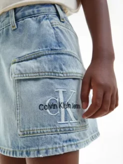 Calvin Klein Jupe En Jean 9 Calvin Klein Jupe En Jean -Pas Cher Calvin Klein Magasin IG0IG01825 1AA alternate3