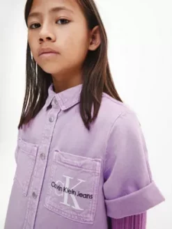 Calvin Klein Robe-chemise En Jean -Pas Cher Calvin Klein Magasin IG0IG01838 VDR alternate2