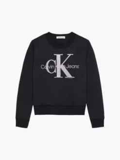 Calvin Klein Sweat-shirt Relaxed Avec Logo -Pas Cher Calvin Klein Magasin IG0IG01870 BEH alternate4