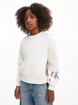 Calvin Klein Sweat-shirt Relaxed Color-block 3 Calvin Klein Sweat-shirt Relaxed Color-block