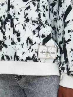 Calvin Klein Sweat à Capuche Relaxed Avec Logo 10 Calvin Klein Sweat à Capuche Relaxed Avec Logo -Pas Cher Calvin Klein Magasin IG0IG01878 0GN alternate3