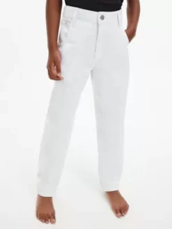 Calvin Klein Jean Barrel Leg Relaxed Enduit