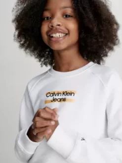 Calvin Klein Sweat-shirt En Coton Bio Avec Logo 9 Calvin Klein Sweat-shirt En Coton Bio Avec Logo -Pas Cher Calvin Klein Magasin IG0IG01936 YAF alternate2