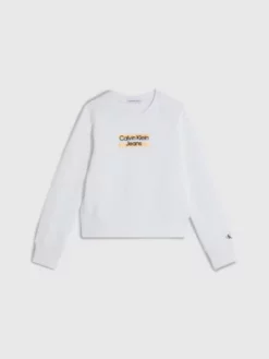 Calvin Klein Sweat-shirt En Coton Bio Avec Logo 11 Calvin Klein Sweat-shirt En Coton Bio Avec Logo -Pas Cher Calvin Klein Magasin IG0IG01936 YAF alternate4