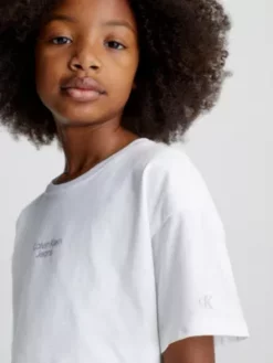 Calvin Klein T-shirt à Superpositions -Pas Cher Calvin Klein Magasin IG0IG01938 YAF alternate2