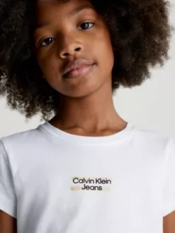 Calvin Klein T-shirt Slim En Coton Bio -Pas Cher Calvin Klein Magasin IG0IG01940 YAF alternate2