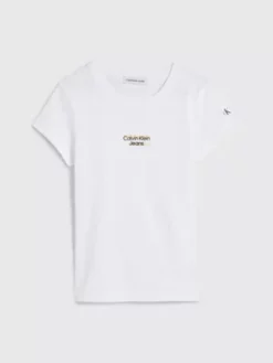 Calvin Klein T-shirt Slim En Coton Bio -Pas Cher Calvin Klein Magasin IG0IG01940 YAF alternate4