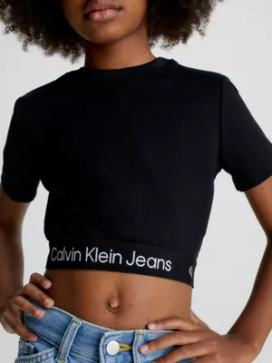 Calvin Klein Haut Avec Logo En Punto Milano 5 Calvin Klein Haut Avec Logo En Punto Milano – Image 3