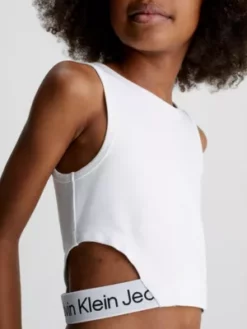 Calvin Klein Débardeur Ajouré Avec Logo -Pas Cher Calvin Klein Magasin IG0IG01950 YAF alternate2