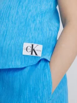 Calvin Klein Débardeur Froissé En Lyocell -Pas Cher Calvin Klein Magasin IG0IG01954 CY0 alternate2