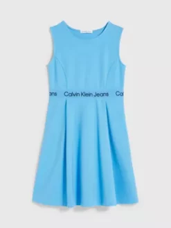 Calvin Klein Robe évasée En Milano -Pas Cher Calvin Klein Magasin IG0IG01960 CY0 alternate4