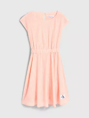 Calvin Klein Robe évasée En Lyocell Froissé 7 Calvin Klein Robe évasée En Lyocell Froissé – Image 5