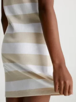 Calvin Klein Robe Sans Manches Côtelée -Pas Cher Calvin Klein Magasin IG0IG01972 0FA alternate3