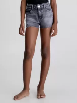 Calvin Klein Short En Jean Large Taille Haute