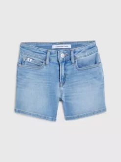 Calvin Klein Short Slim En Denim Taille Haute -Pas Cher Calvin Klein Magasin IG0IG01979 1A4 alternate4