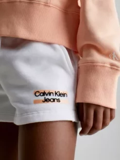 Calvin Klein Short En Coton Bio Avec Logo -Pas Cher Calvin Klein Magasin IG0IG01984 YAF alternate2