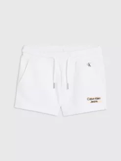 Calvin Klein Short En Coton Bio Avec Logo -Pas Cher Calvin Klein Magasin IG0IG01984 YAF alternate4