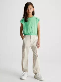 Calvin Klein T-shirt à Mancherons Avec Logo -Pas Cher Calvin Klein Magasin IG0IG02009 L1C alternate3