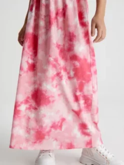 Calvin Klein Robe Longue Tie Dye -Pas Cher Calvin Klein Magasin IG0IG02016 0JV alternate3