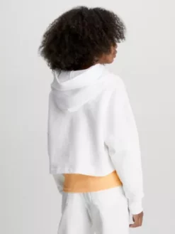 Calvin Klein Sweat à Capuche Boxy Avec Motif à Logo -Pas Cher Calvin Klein Magasin IG0IG02022 YAF alternate1