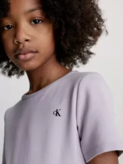 Calvin Klein Robe évasée En Milano Avec Logo -Pas Cher Calvin Klein Magasin IG0IG02048 PC1 alternate3