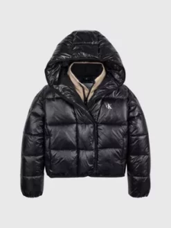 Calvin Klein Doudoune Boxy Courte -Pas Cher Calvin Klein Magasin IG0IG02054 BEH alternate4