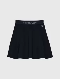 Calvin Klein Jupe évasée Avec Logo En Punto Milano 11 Calvin Klein Jupe évasée Avec Logo En Punto Milano -Pas Cher Calvin Klein Magasin IG0IG02092 BEH alternate4