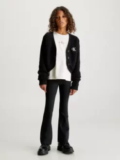 Calvin Klein Pantalon évasé à Logo -Pas Cher Calvin Klein Magasin IG0IG02097 BEH alternate3