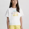 Calvin Klein T-shirt Boxy Avec Imprimé Graphique Avec Logo