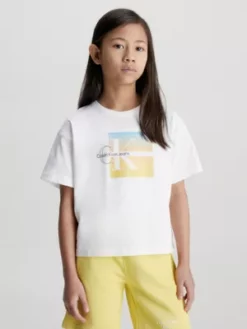 Calvin Klein T-shirt Boxy Avec Imprimé Graphique Avec Logo