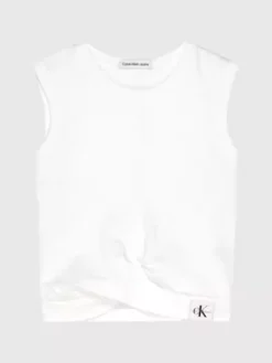 Calvin Klein Débardeur Torsadé Sur Le Devant -Pas Cher Calvin Klein Magasin IG0IG02111 YAF alternate4