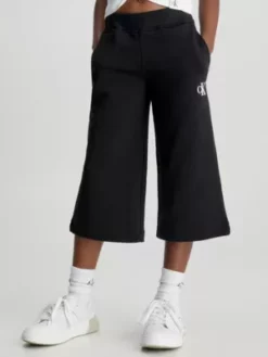 Calvin Klein Pantalon De Jogging-culotte En Coton Bio