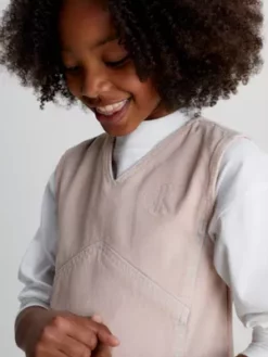 Calvin Klein Robe Chasuble En Jean Surteint 10 Calvin Klein Robe Chasuble En Jean Surteint -Pas Cher Calvin Klein Magasin IG0IG02168 1CD alternate3