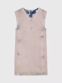 Calvin Klein Robe Chasuble En Jean Surteint 11 Calvin Klein Robe Chasuble En Jean Surteint -Pas Cher Calvin Klein Magasin IG0IG02168 1CD alternate4