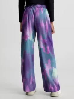 Calvin Klein Pantalon Tissé à Imprimé Pixel -Pas Cher Calvin Klein Magasin IG0IG02180 0H7 alternate1