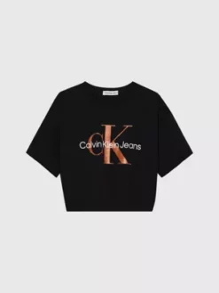 Calvin Klein T-shirt Boxy Cintré Avec Logo 11 Calvin Klein T-shirt Boxy Cintré Avec Logo -Pas Cher Calvin Klein Magasin IG0IG02194 BEH alternate4