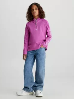 Calvin Klein Haut Slim Côtelé Et Zippé Avec Logo 10 Calvin Klein Haut Slim Côtelé Et Zippé Avec Logo -Pas Cher Calvin Klein Magasin IG0IG02198 VTA alternate3