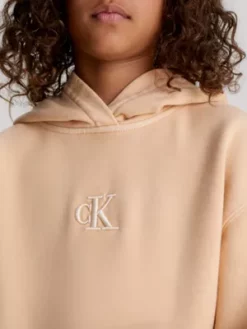 Calvin Klein Sweat-shirt à Capuche Relaxed Avec Logo Et Teinture Minérale -Pas Cher Calvin Klein Magasin IG0IG02202 TLT alternate2