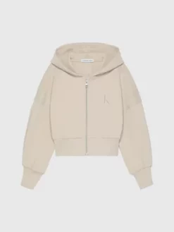 Calvin Klein Sweat-shirt à Capuche Boxy Zippé 11 Calvin Klein Sweat-shirt à Capuche Boxy Zippé -Pas Cher Calvin Klein Magasin IG0IG02205 PED alternate4