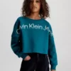 Calvin Klein Sweat-shirt Boxy Avec Logo 1 Calvin Klein Sweat-shirt Boxy Avec Logo -Pas Cher Calvin Klein Magasin IG0IG02210 CA4 main