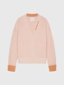 Calvin Klein Pull Gilet Bicolore Relaxed -Pas Cher Calvin Klein Magasin IG0IG02216 TLT alternate4