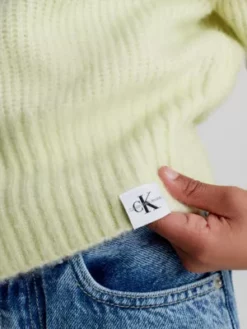 Calvin Klein Pull à Col Roulé En Acrylique 9 Calvin Klein Pull à Col Roulé En Acrylique -Pas Cher Calvin Klein Magasin IG0IG02219 LCE alternate2