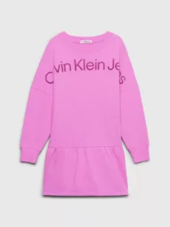 Calvin Klein Robe Sweat évasée Avec Logo -Pas Cher Calvin Klein Magasin IG0IG02227 VTA alternate4